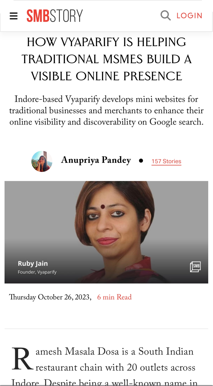 Vyaparify in Media